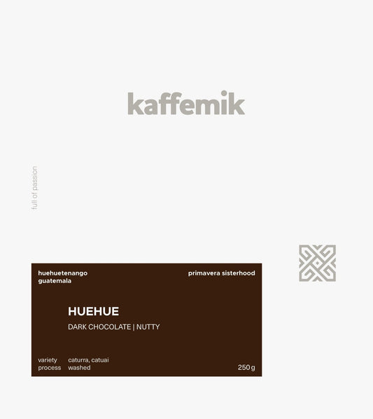 HUEHUE | Guatemala | Washed - kaffemikDark Chocolate | Roasted NutsCoffee